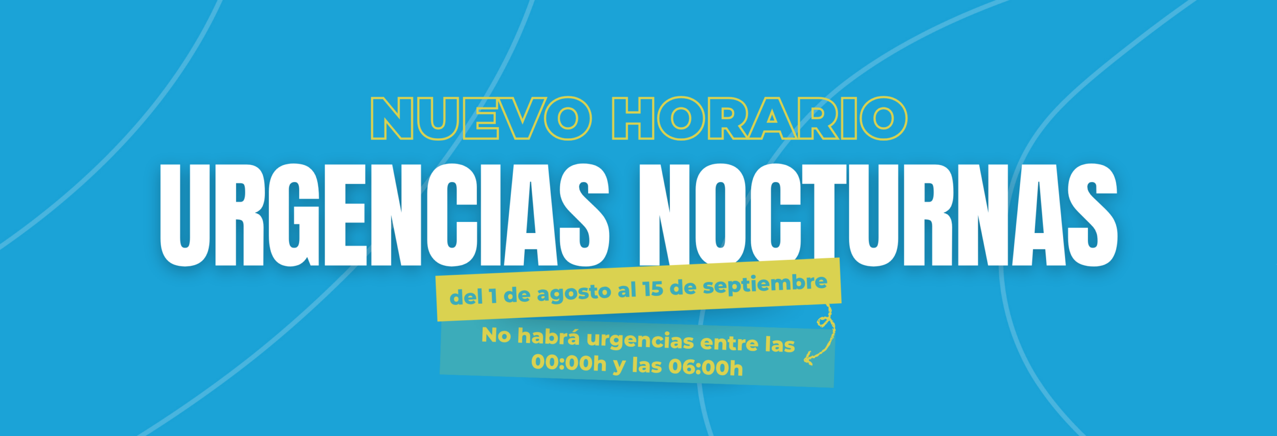 Cambio horario urgencias (banner)